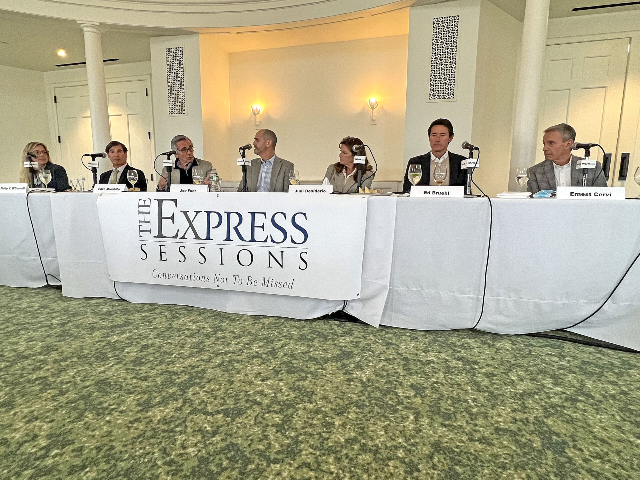 The panel at the Express Sessions event 