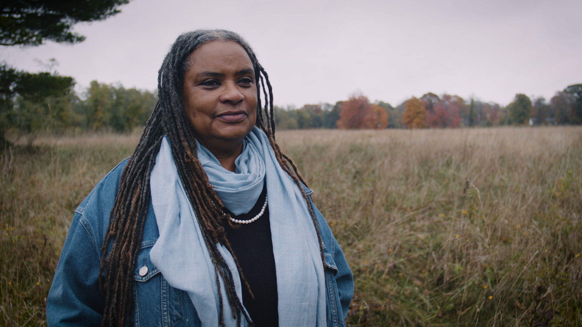 Donnamarie Barns, co-director of the Plain Sight Project and curator at Sylvester Manor Educational Farm on Shelter Island, as seen in 