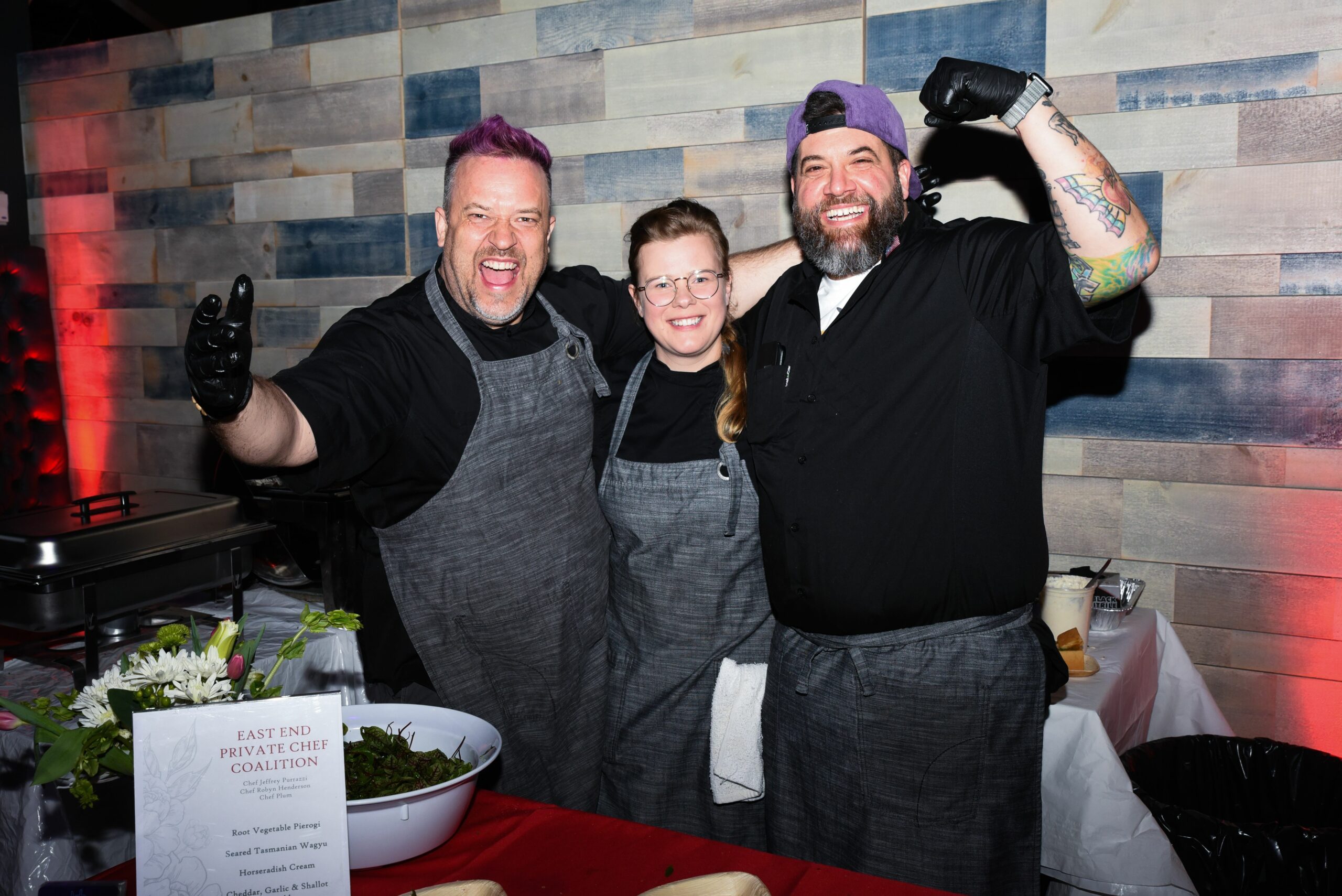 Chefs at Love Bites in 2020, an annual event to benefit Katy’s Courage. COURTESY KATY'S COURAGE