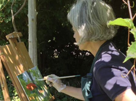 Five-Session Workshop: Friday mornings with Barbara Thomas – Summer plein air painting in the LongHouse gardens