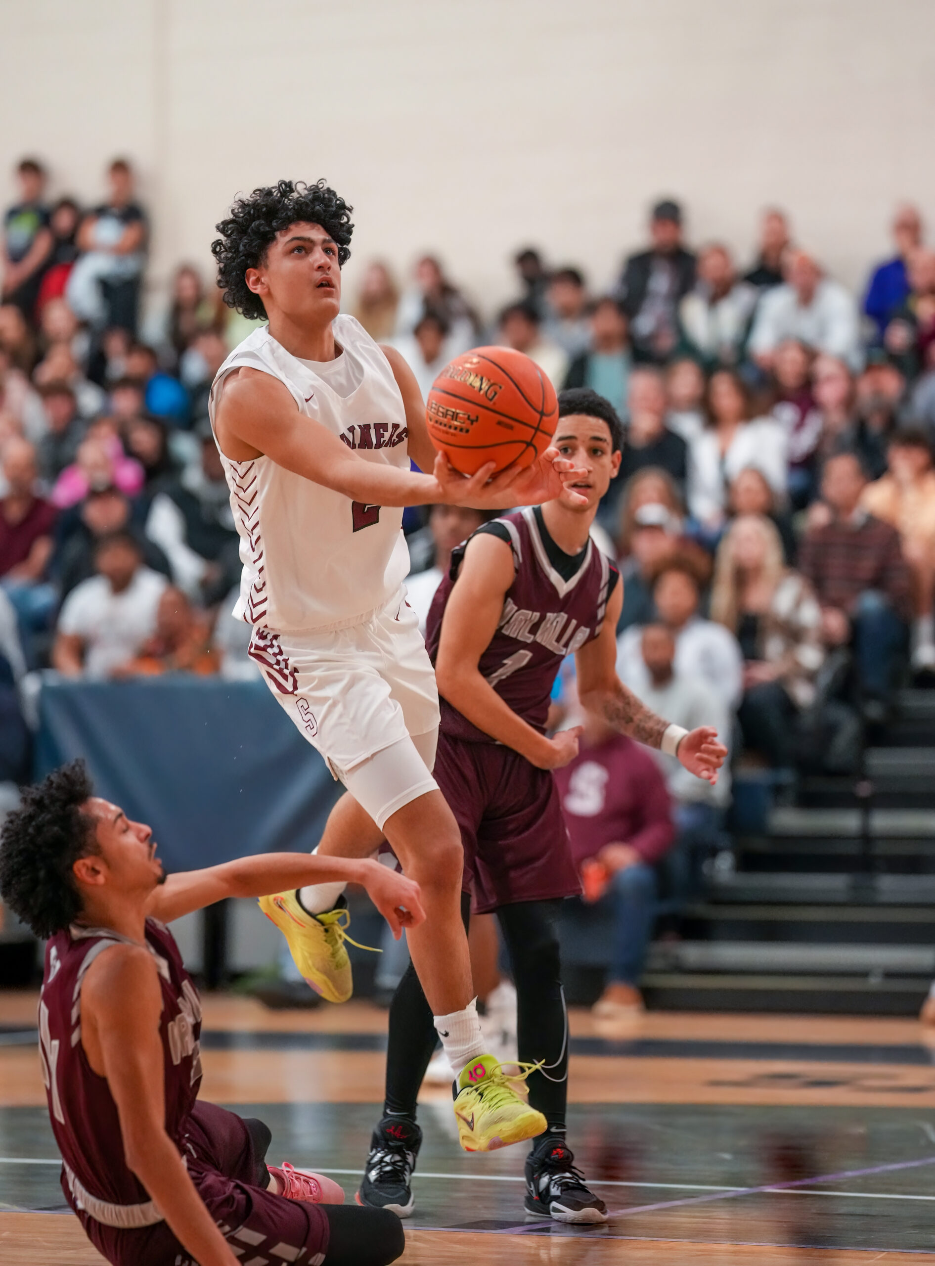 Southampton freshman Alex Franklin goes up for a layup.   RON ESPOSITO