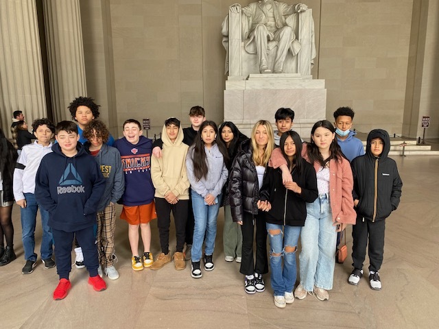 Bridgehampton School eighth grade students took in the historic sites in Washington, D.C. during their visit from March 6 to 9. The classroom social studies lessons were reinforced during the full itinerary to the nation’s capital. COURTESY BRIDGEHAMPTON SCHOOL