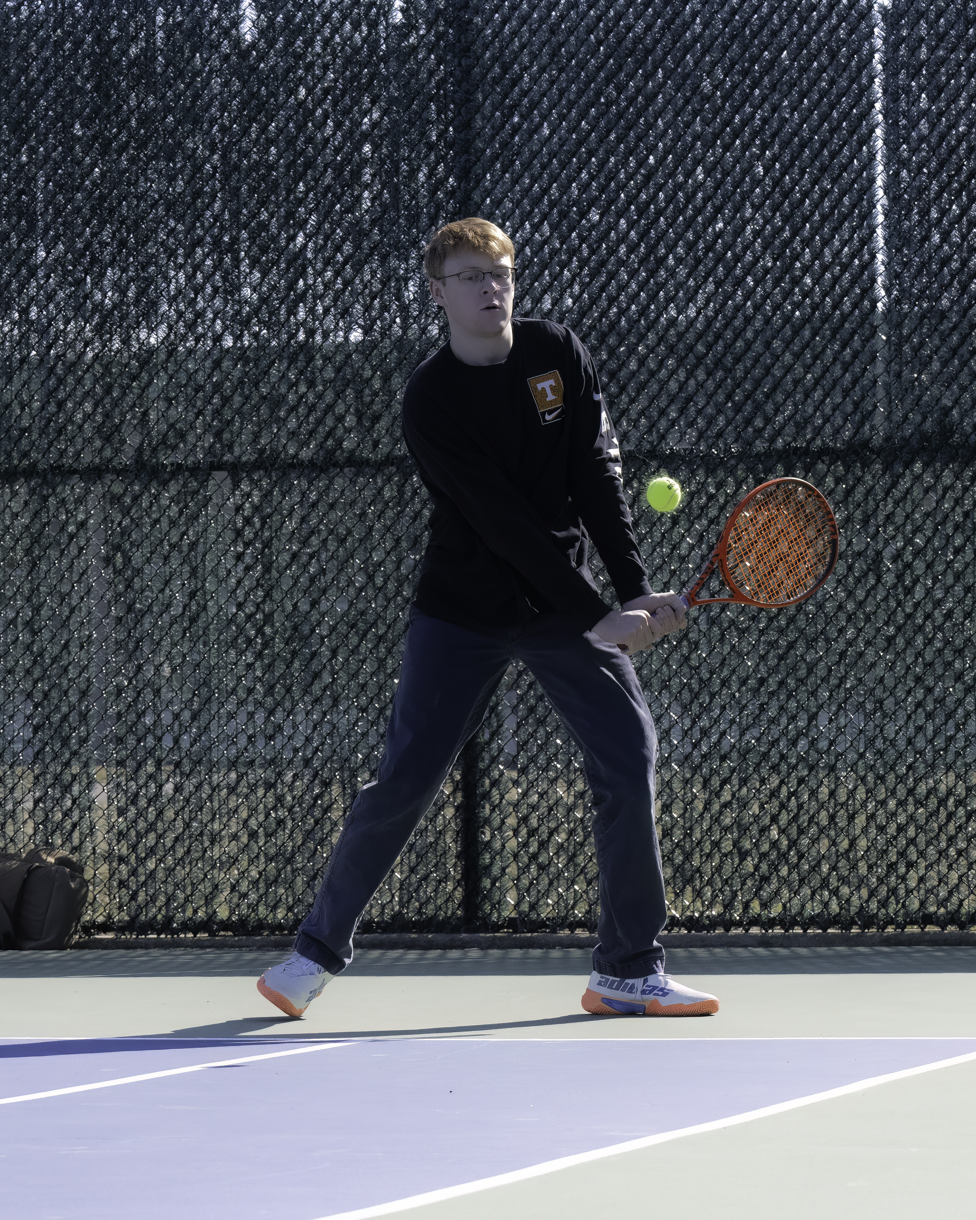 East Hampton junior Cameron Mitchell, along with classmate Miguel Garcia, finished third in the Division IV doubles draw last year. MARIANNE BARNETT