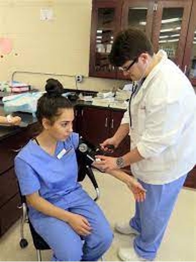Students participate in the Clinical Medical Assisting Program. COURTESY EASTERN SUFFOLK BOCES