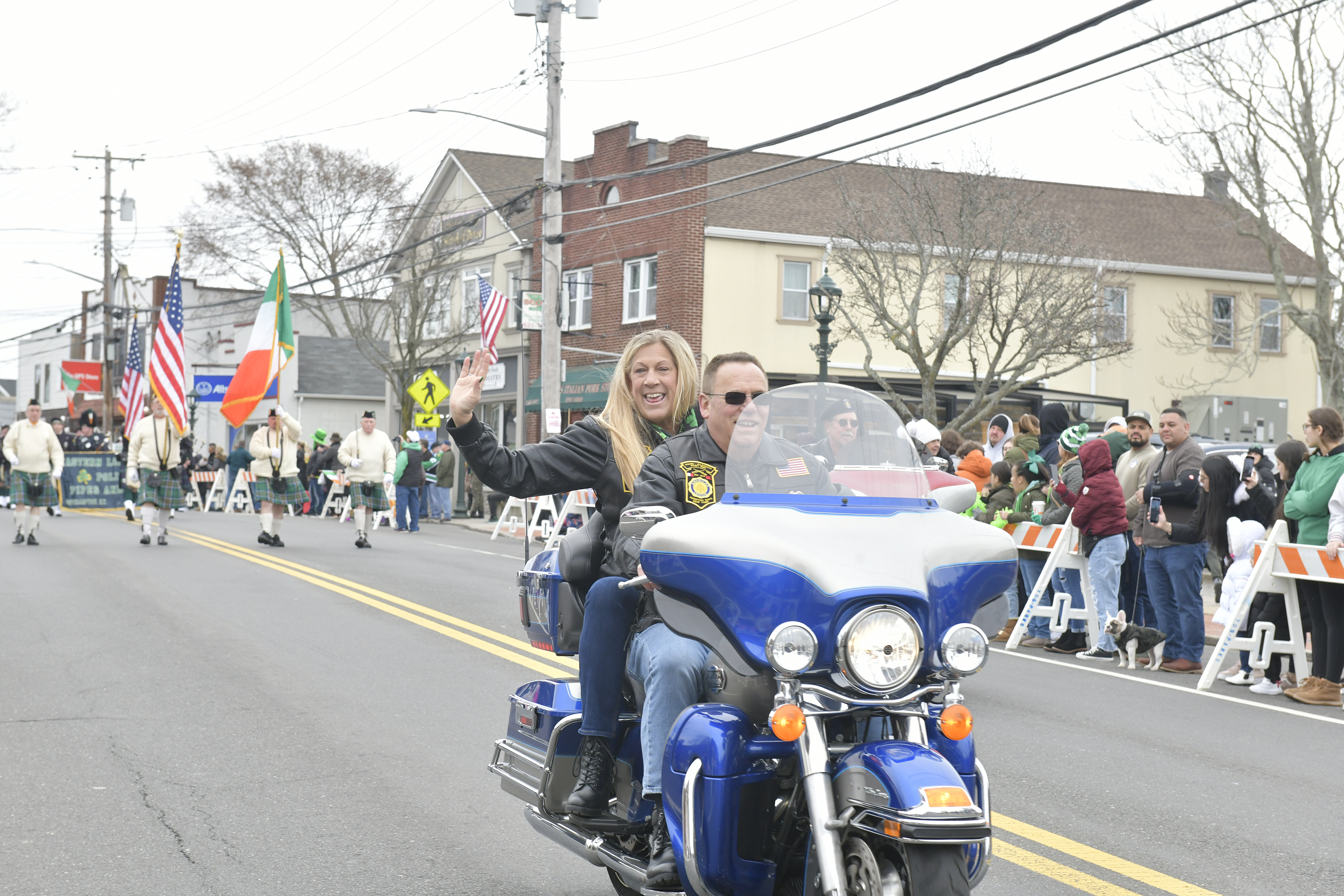 The Hampton Bays St. Patrick's Day parade on Saturday.