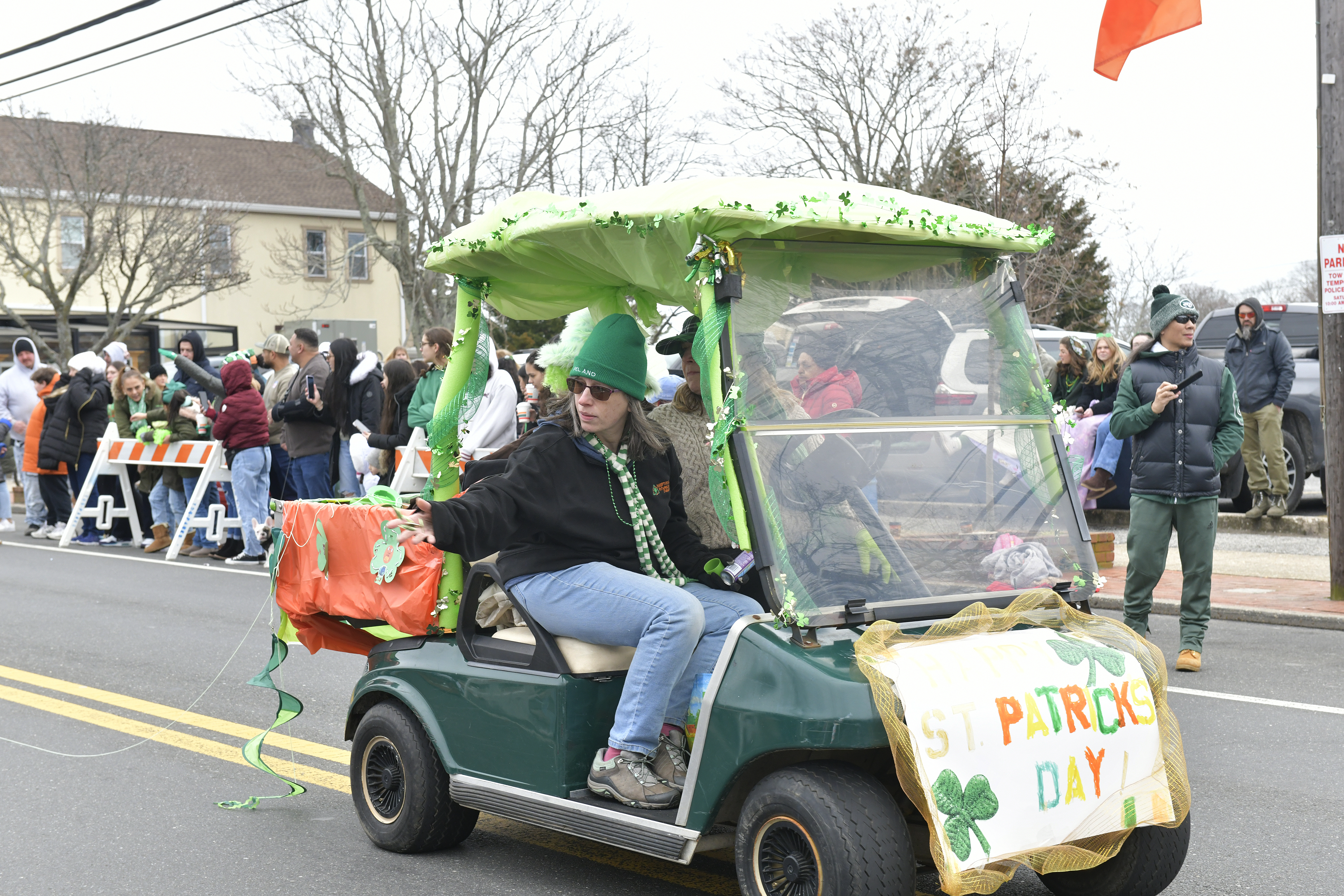 The Hampton Bays St. Patrick's Day parade on Saturday.