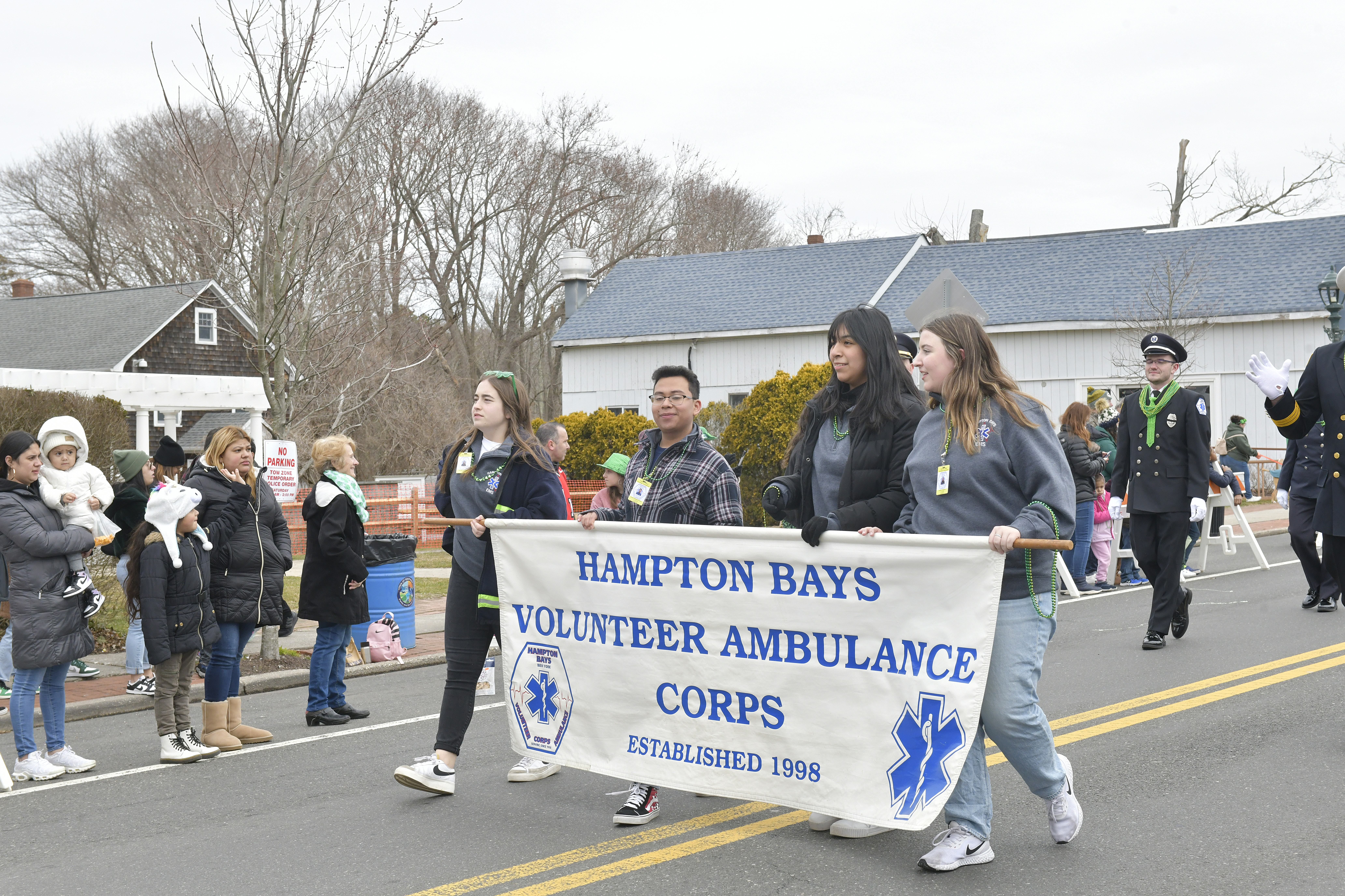 The Hampton Bays Volunteer Ambulance Corps.