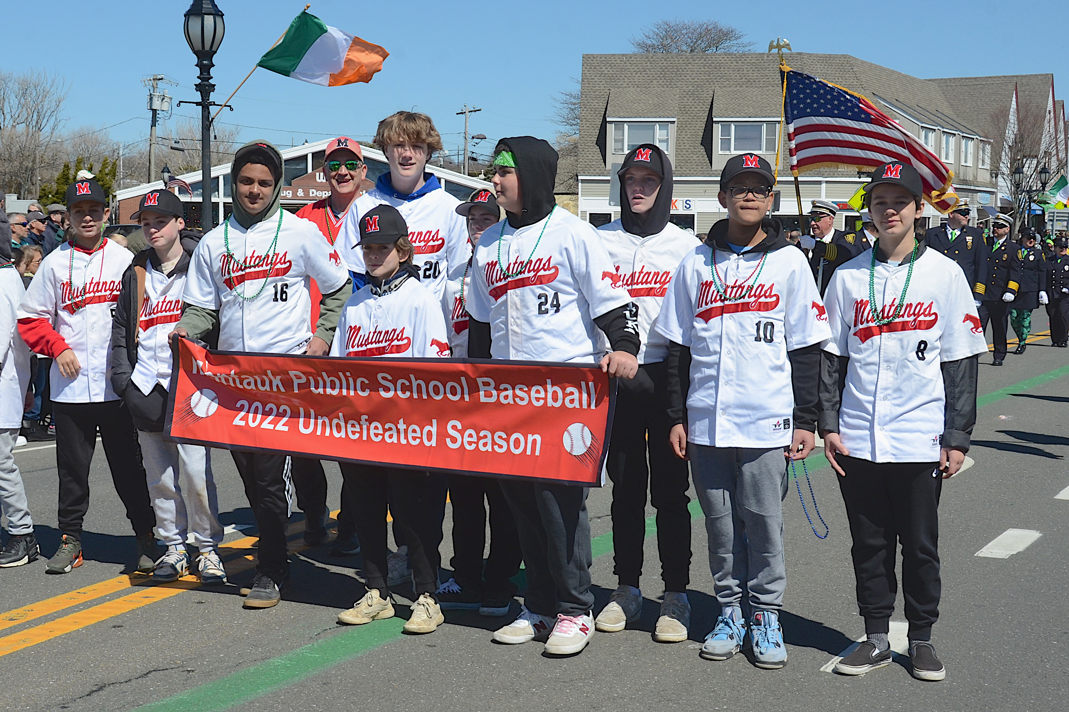 The Montauk School Baseball Team.