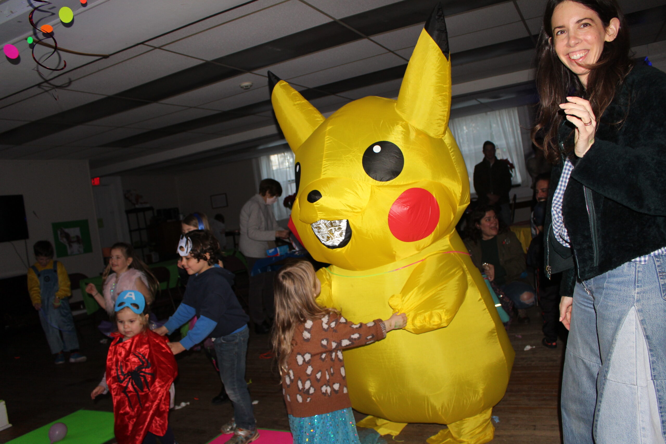 Pokemon made an appearance at Temple Adas Israel's Purim Party last Monday, March 6, in Sag Harbor. COURTESY BONNIE MAHONEY