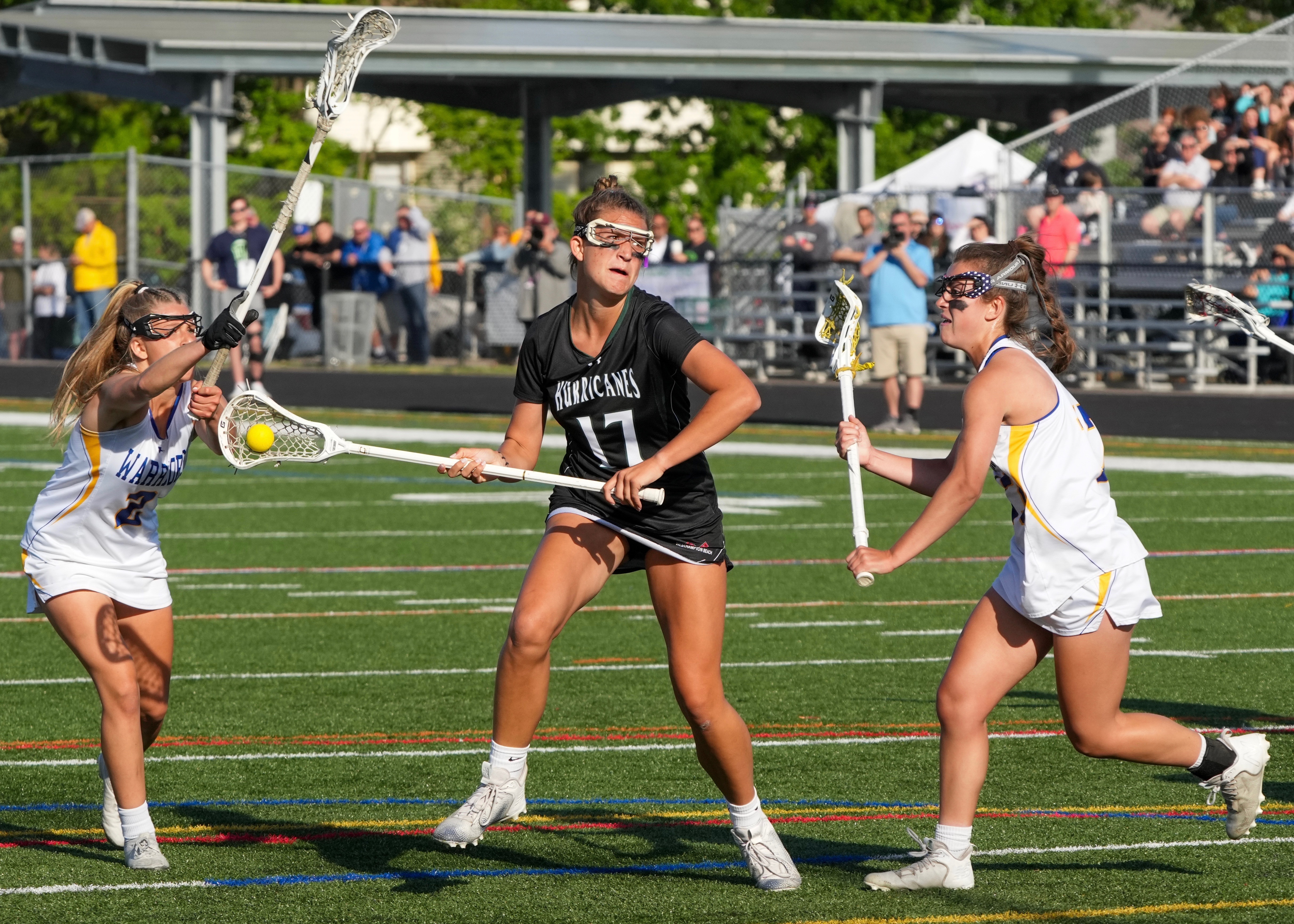 Sophomore attack Reese King winds up to take a shot during last season's Suffolk County Class B championship win. RON ESPOSITO