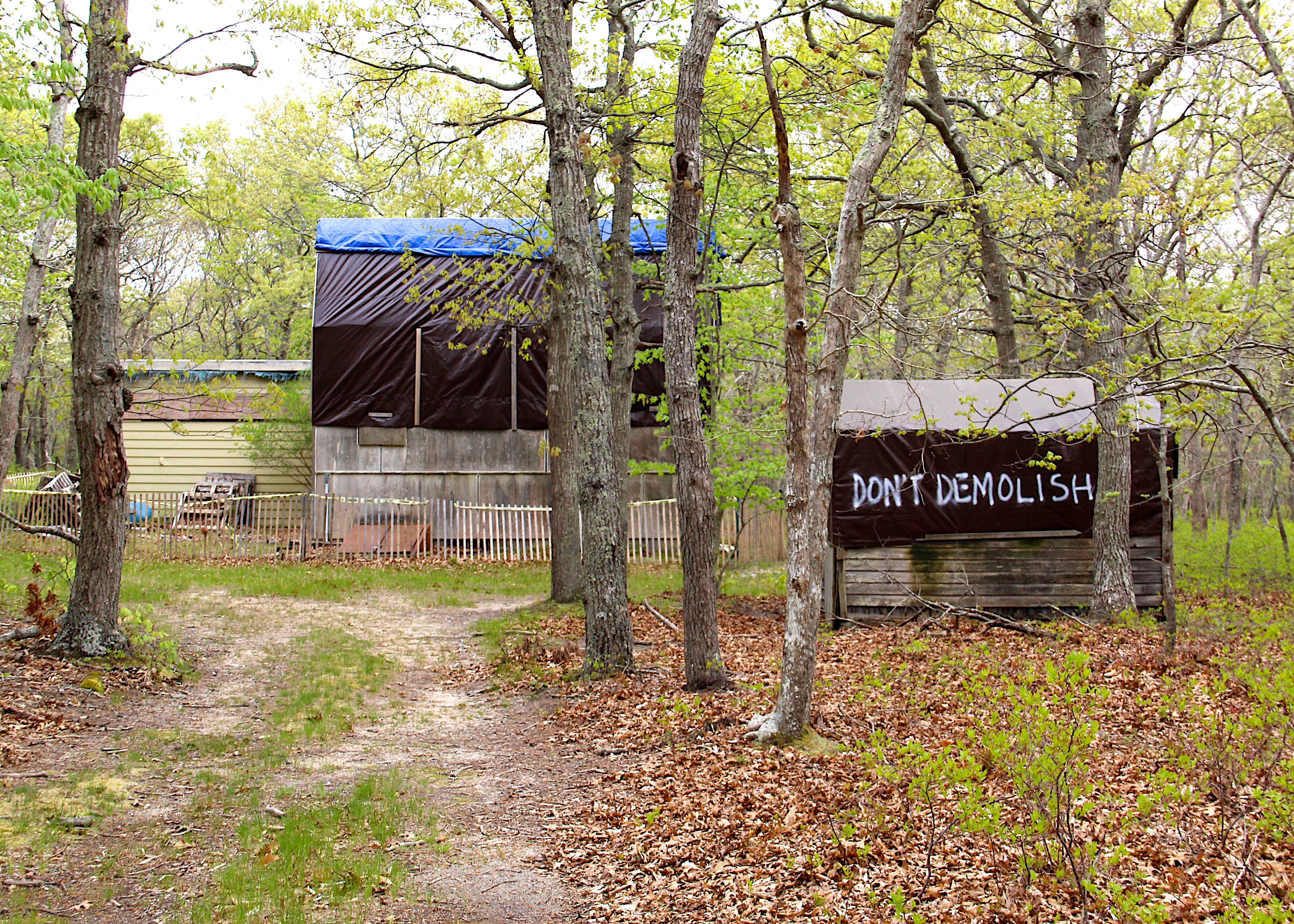 Restoration consultants to the Town Board that all four of the structures at the former home and studio of artists James Brooks and Charlotte Park can be saved to some extent. KYRIL BROMLEY