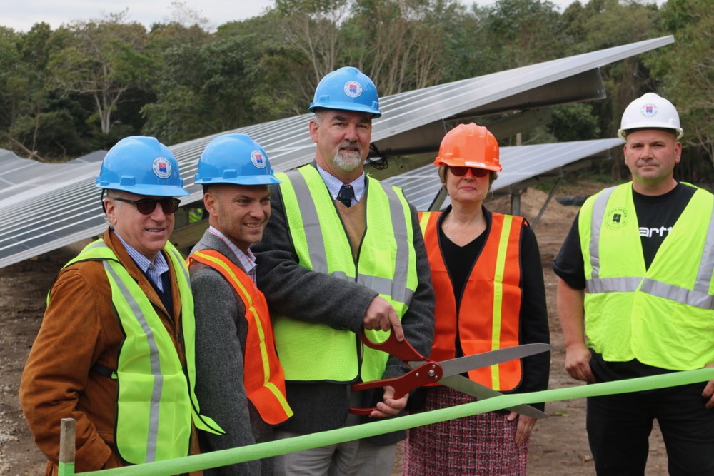 East Hampton Town Celebrates Near Completion of Solar Project - 27 East