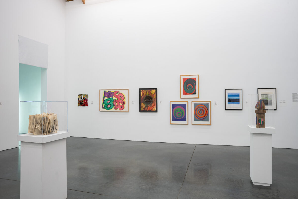 Installation view of works from the Parrish collection selected by artist Nanette Carter for the exhibition 