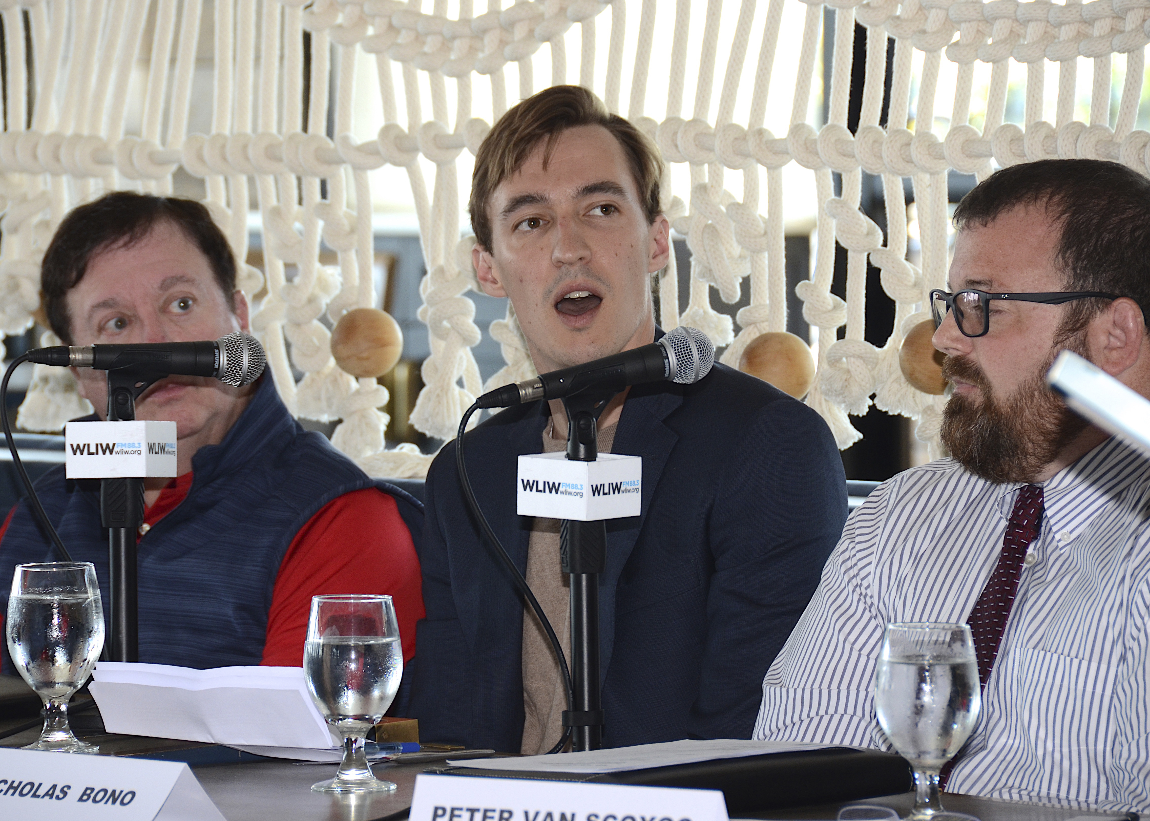 Panelist Leo Daunt, president of the Montauk chamber of Commerce.  KYRIL BROMLEY