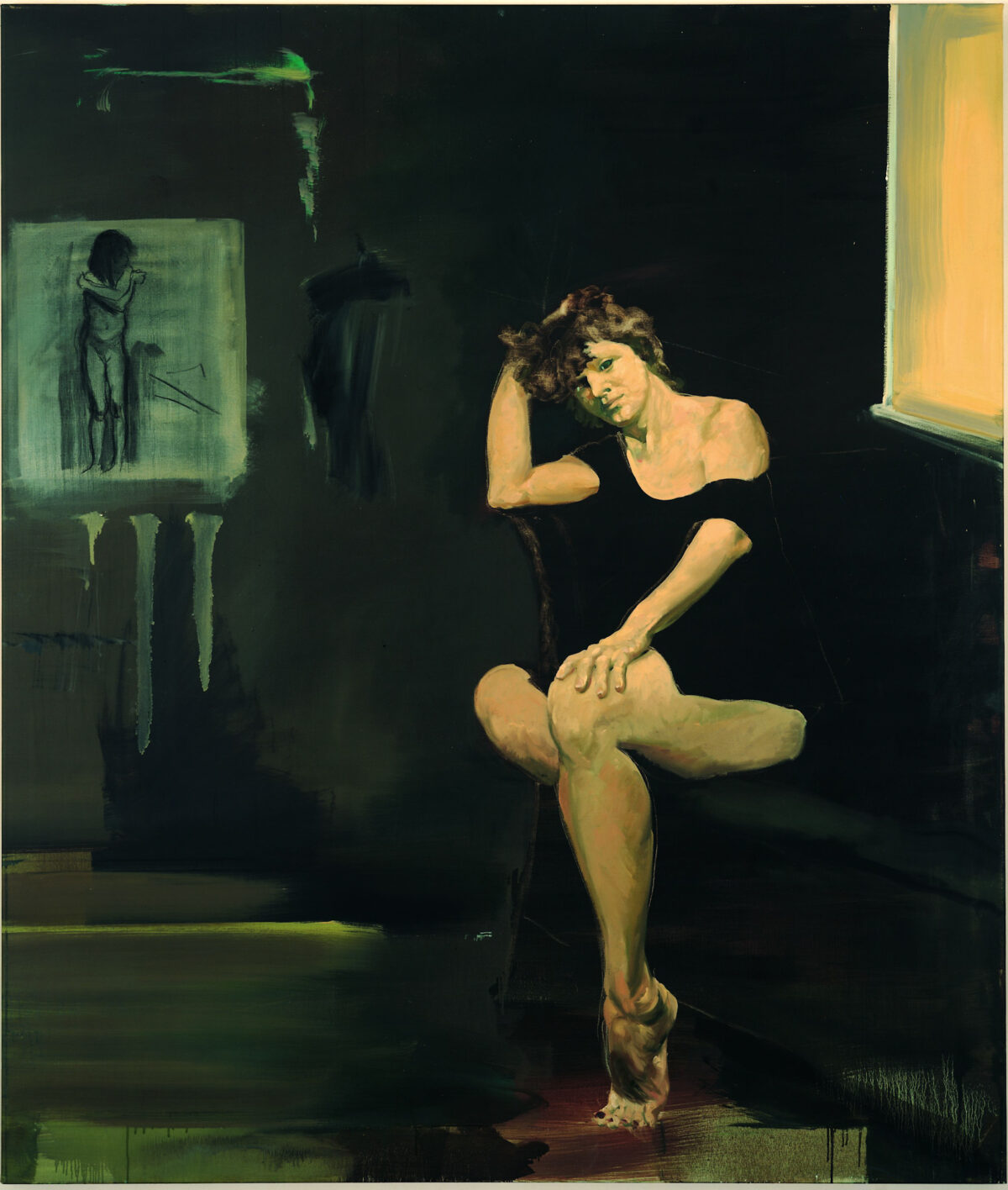 Eric Fischl “Portrait of an Artist as a Woman,” 1989. Oil on linen, 68” x 58.” COURTESY THE ARTIST