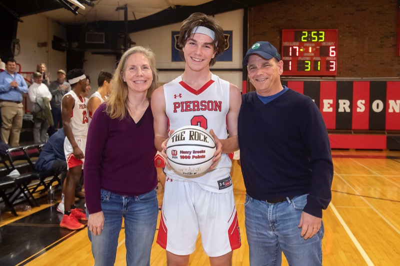 Brooks Joins Elite Club With 1,000 Career Points at Pierson 27 East