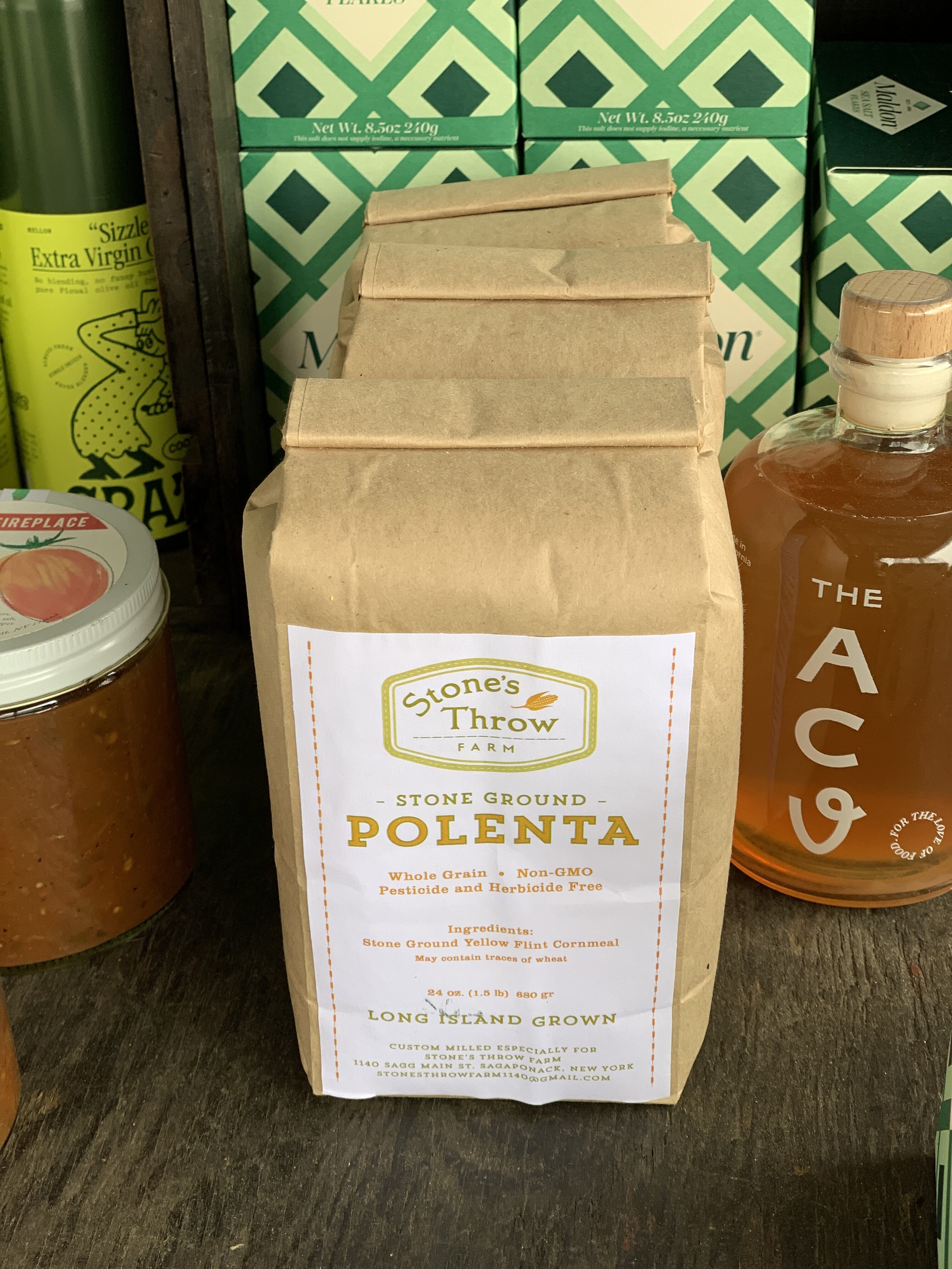 Stone's Throw Farm's polenta. COURTESY FOSTER FARM