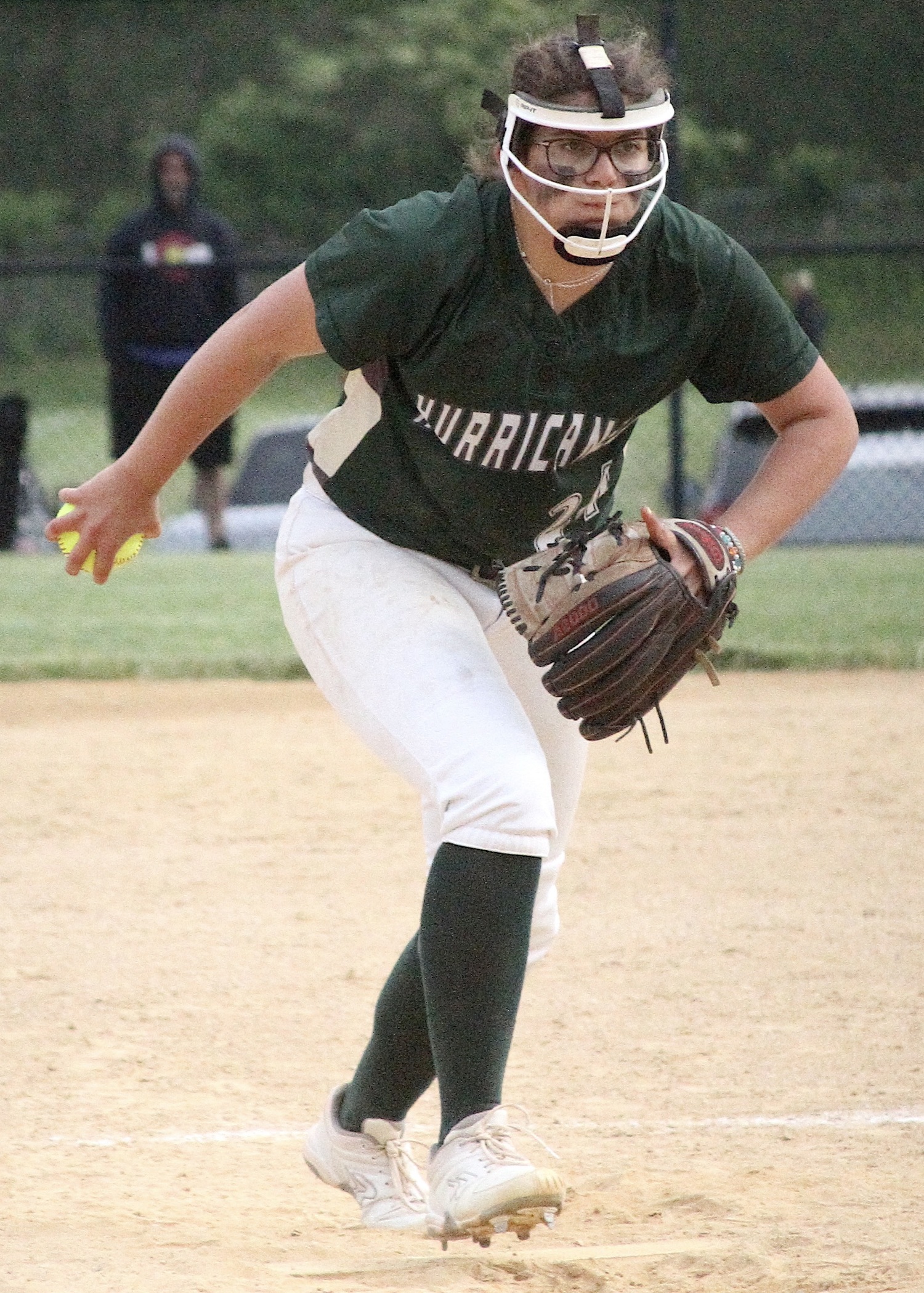 Starting pitcher Addison Celi stays focused. DESIRÉE KEEGAN