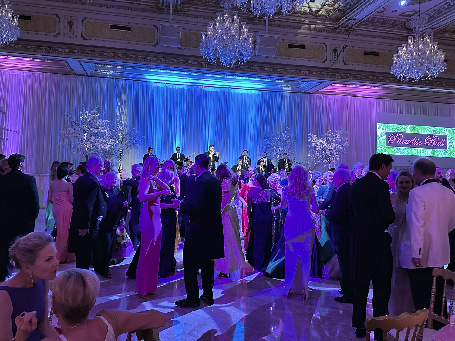 A crowded dance floor at the Paradise Ball. GREG D'ELIA